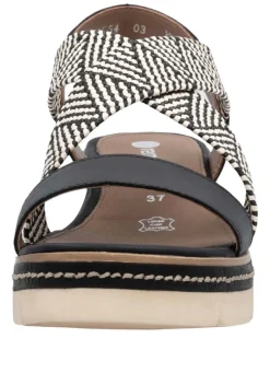 Remonte Sandalette mit Flechtdurchzügen