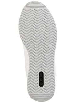 Remonte Schnür-Sneaker mit silberfarben schimmerndem Kontrast-Besatz