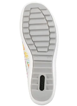 Remonte Sneaker aus beschichtetem, frech bedrucktem Leder