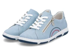 Rieker, bequeme Damen-Sneaker, Weite H, mit herausnehmbarem Fußbett