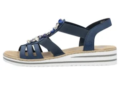 Rieker, edle Damen-Sandalen, mit Riemchen und Elastikbandagen