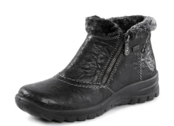 Rieker, gefütterte Damen-Boots, Winterschuhe, mit Reißverschluss