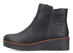 Rieker, gefütterte Damen-Stiefeletten, Winterschuhe, mit Reißverschluss