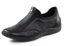 Rieker, klassische Damen-Slipper, mit Reißverschluss
