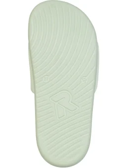 Rieker, leichte Damen-Slides, mit gepolsterter Lederdecksohle