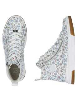 Rieker, modische Damen-Boots, Weite G, mit herausnehmbarem Fußbett