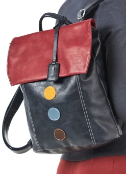 Rieker, Rucksack, Damen, mit bunten Applikationen