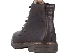 Rieker Schnür-Boot mit Warmfutter aus Lammfell und Plüschmaterial