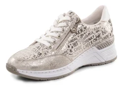 Rieker Schnür-Sneaker aus bedrucktem Synthetikmaterial