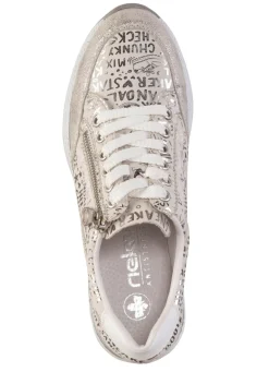 Rieker Schnür-Sneaker aus bedrucktem Synthetikmaterial