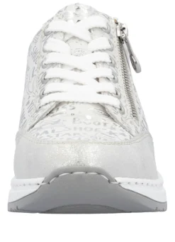 Rieker Schnür-Sneaker aus bedrucktem Synthetikmaterial