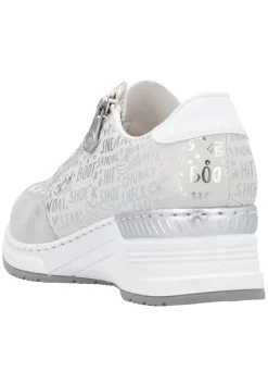 Rieker Schnür-Sneaker aus bedrucktem Synthetikmaterial