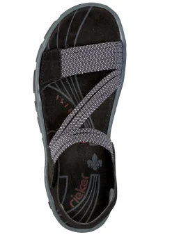 Rieker, sportliche Damen-Sandalen, mit zwei Klettspangen