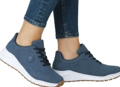 Rieker, stylische Damen-Sneaker, Weite H, mit herausnehmbarem Fußbett