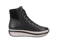 Rieker, trendige Damen-Boots, Winterschuhe, mit herausnehmbarem Fußbett