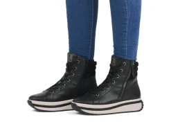 Rieker, trendige Damen-Boots, Winterschuhe, mit herausnehmbarem Fußbett
