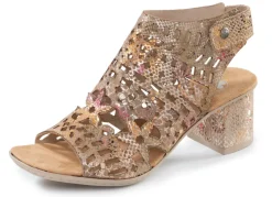 Rieker, trendige Damen-Sandaletten, mit Fersen-Klettverschluss