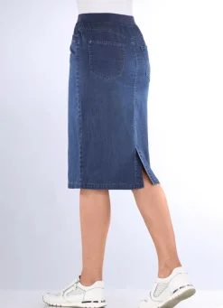 Rock in gerader Schnittführung