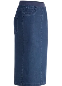 Rock in gerader Schnittführung