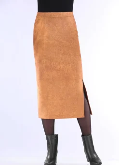 Rock in gerader Schnittführung