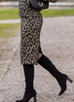 Rock in Strick-Optik