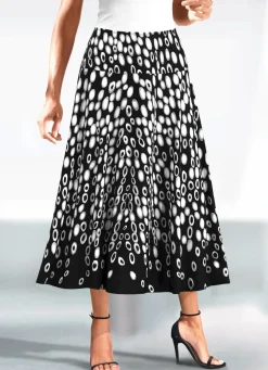 Rock mit ausdrucksstarker Dessinierung