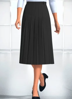 Rock mit Falten rundum