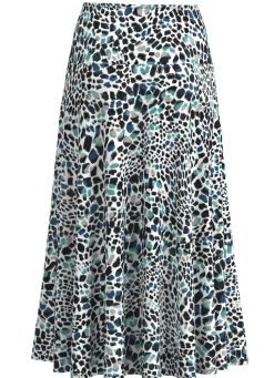 Rock mit farbbrillantem Druck