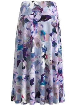 Rock mit floraler Dessinierung