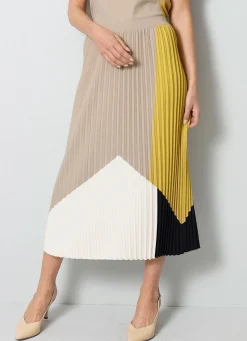 Rock mit Plisseefalten