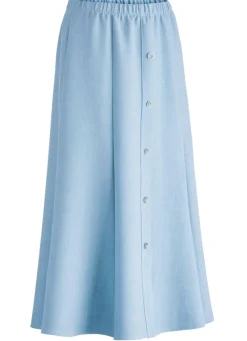 Rock mit Zierknopfblende