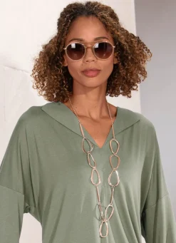 Roségoldfarbene Halskette