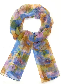 Schal mit Blütendessin