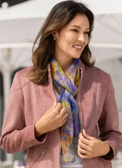 Schal mit Blütendessin