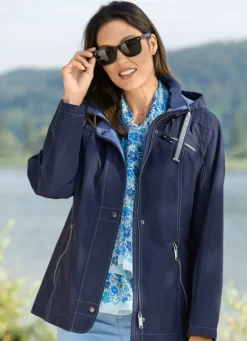 Schal mit Fantasieblüten-Dessin