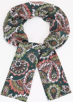 Schal mit Fantasieblüten-Dessin