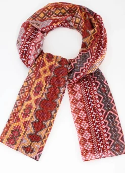 Schal mit Fantasiedessin