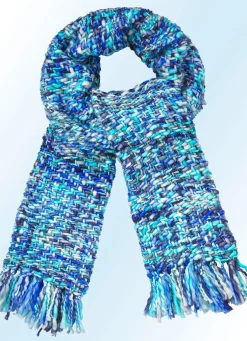 Schal mit Fransen an den Enden