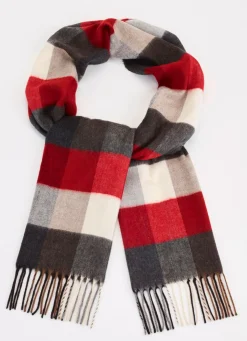 Schal mit Karodessin