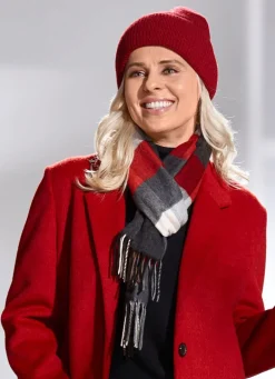 Schal mit Karodessin