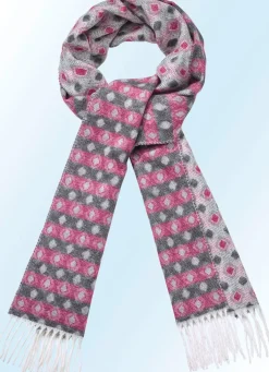 Schal mit Rautendessin