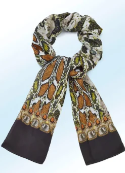 Schal mit Reptildessin