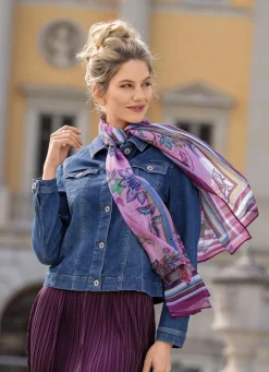 Schal mit tollem Dessin