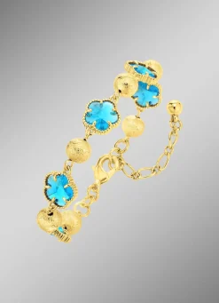 Schmuckset, 3-teilig, im Blumendesign