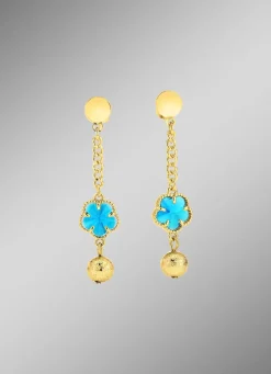 Schmuckset, 3-teilig, im Blumendesign