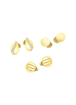 Schmuckset, 3-teilig, aus 3 Paar Ohrsteckern