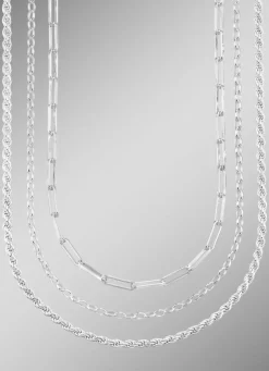 Schmuckset, 3-teilig, aus drei Halsketten