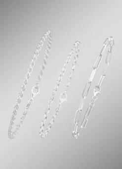 Schmuckset, 3-teilig, aus drei Armbändern