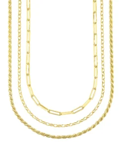 Schmuckset, 3-teilig, aus drei Halsketten