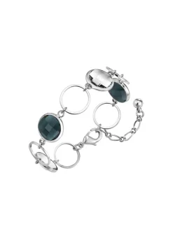 Schmuckset, 3-teilig, mit Kristallsteinen